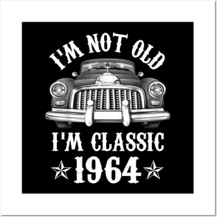 58 Year Old Vintage 1964 Classic Car 58th Birthday Gifts Posters and Art